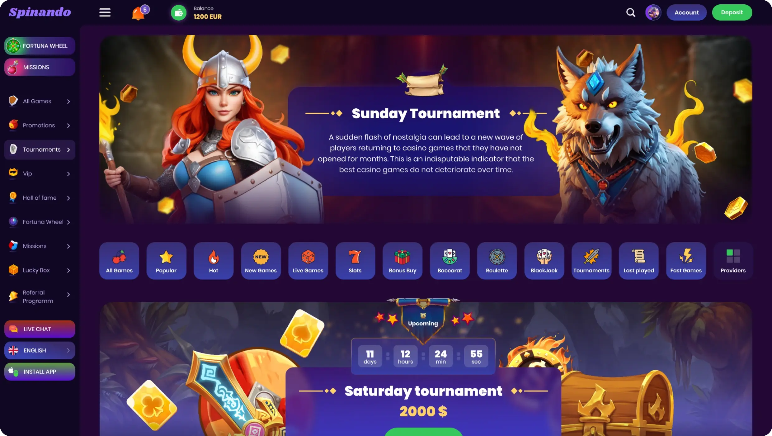 Spinando Online Casino